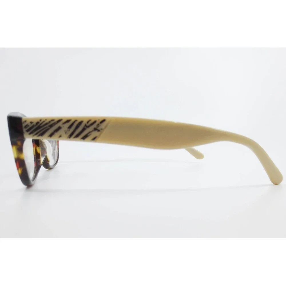 Saks Fifth Avenue SA 3006 TO Tortoise Cream Zebra Eyeglasses Frames 53-16-140